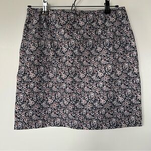 Banana Republic Floral Lined Mini Skirt Size 6